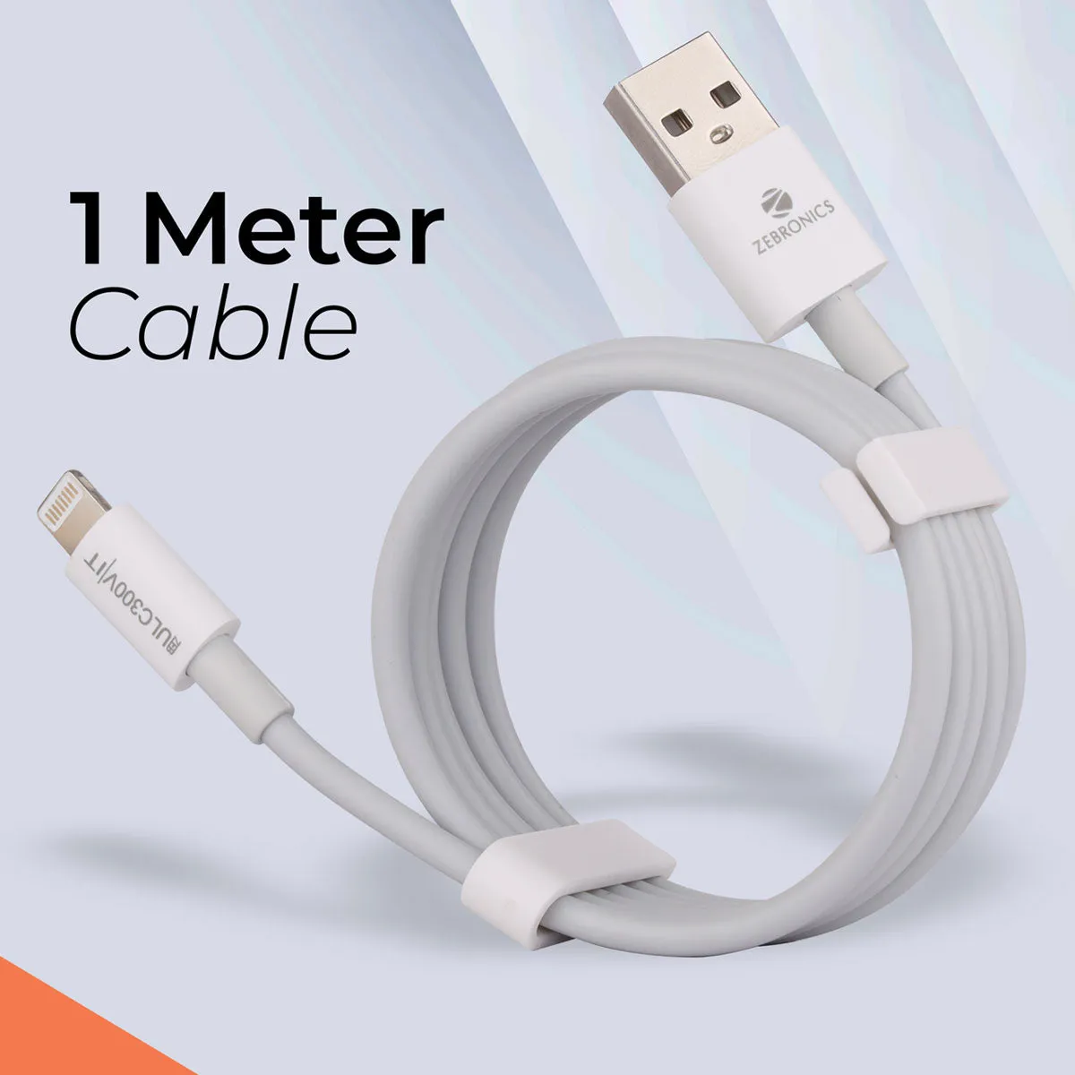 Zebronics USB To Iphone Lightning Charger & Sync Cable (ULC300V) view 3